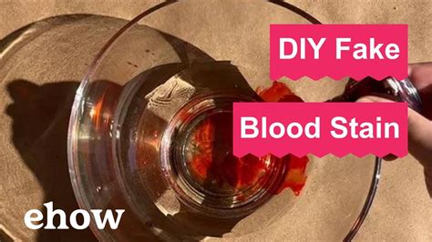 fake blood that stains clothes|non staining stage blood.